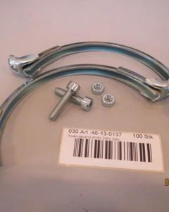 Clip D150 2mm Galv M&M